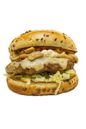 Mushroom Swiss Burger
